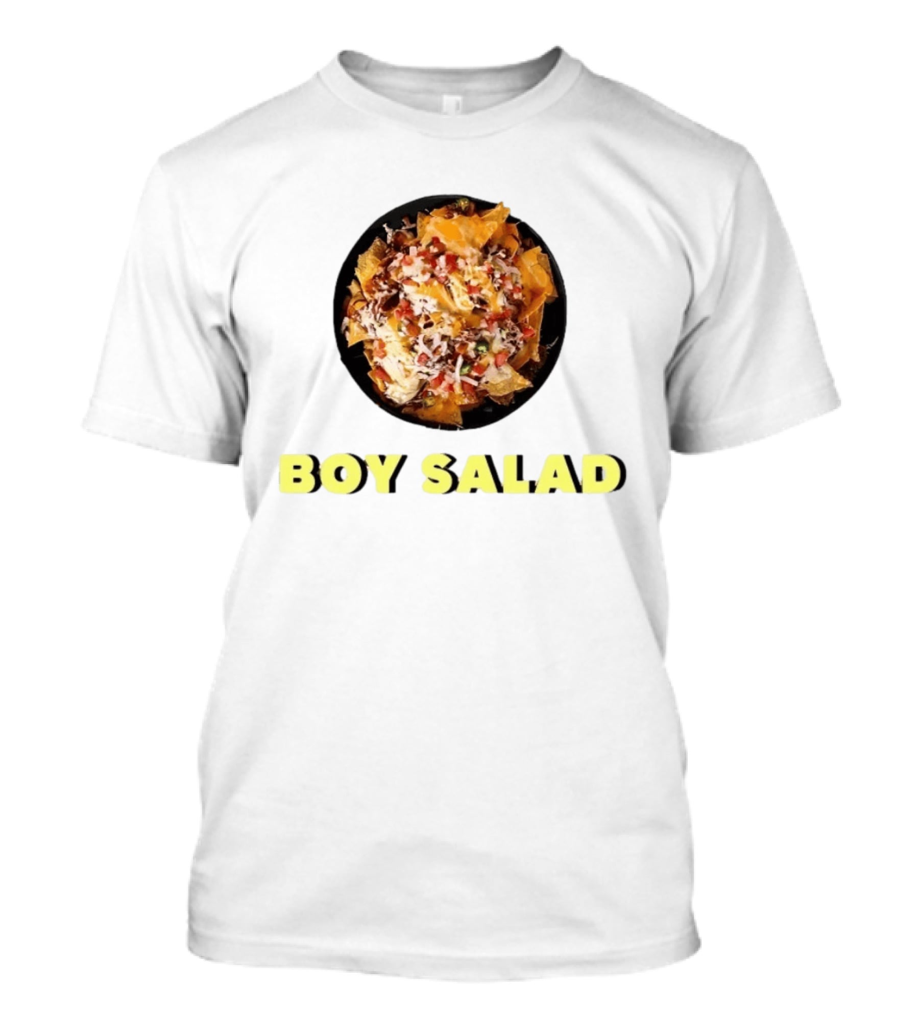 Boy Salad Nachos Snack Meme Food T-Shirt