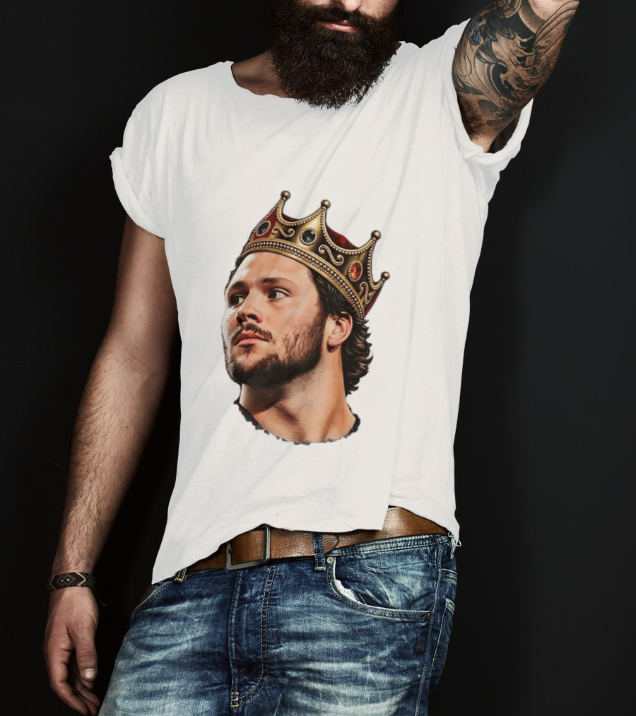 Josh Allen Buffalo Bills King Crown Football T-Shirt