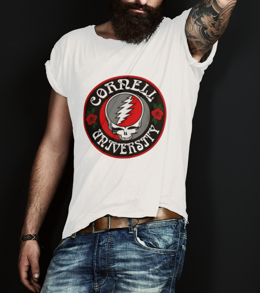 Cornell University Grateful Dead Steal Your Face Roses 2026 T-Shirt