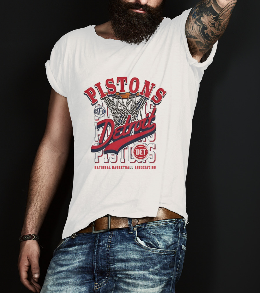 Detroit Pistons The East National Basketball Association Basketball T-Shirt