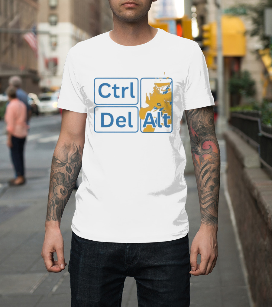 Los Angeles Football Ctrl Del Alt Gaming Keyboard Sports T-Shirt
