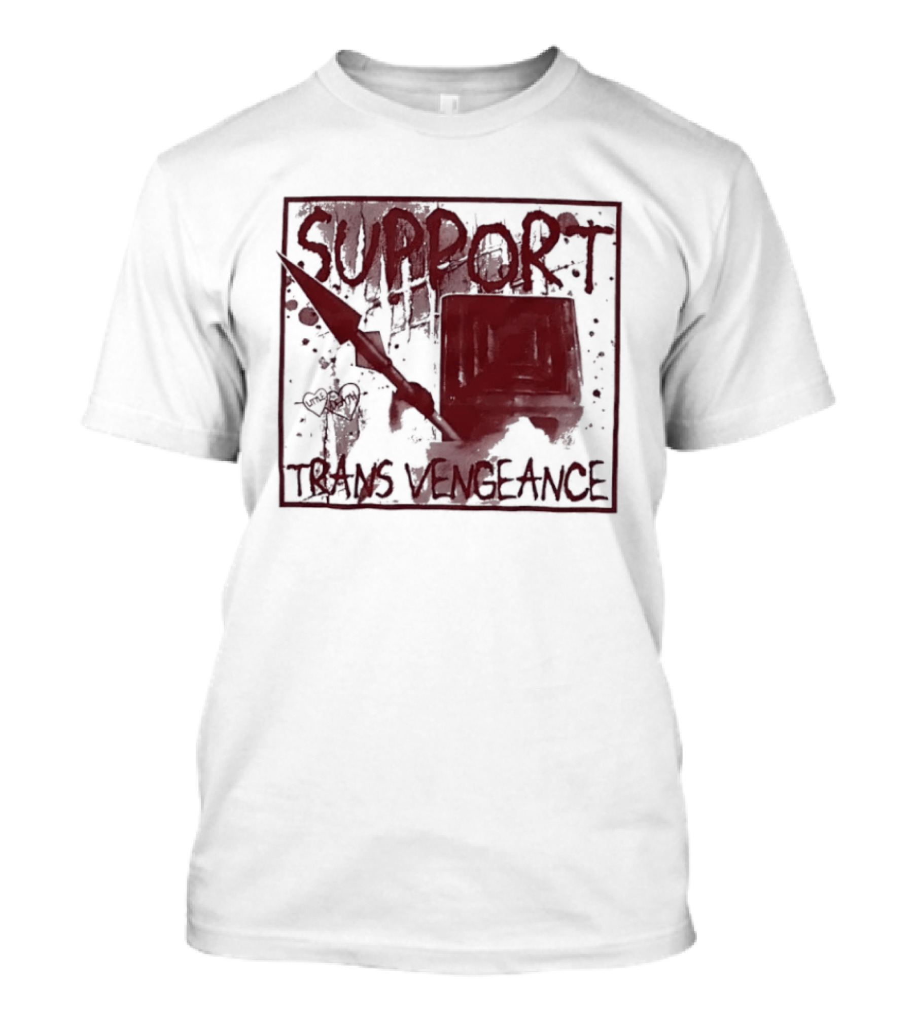 Support Trans Vengeance Little Death Activism T-Shirt