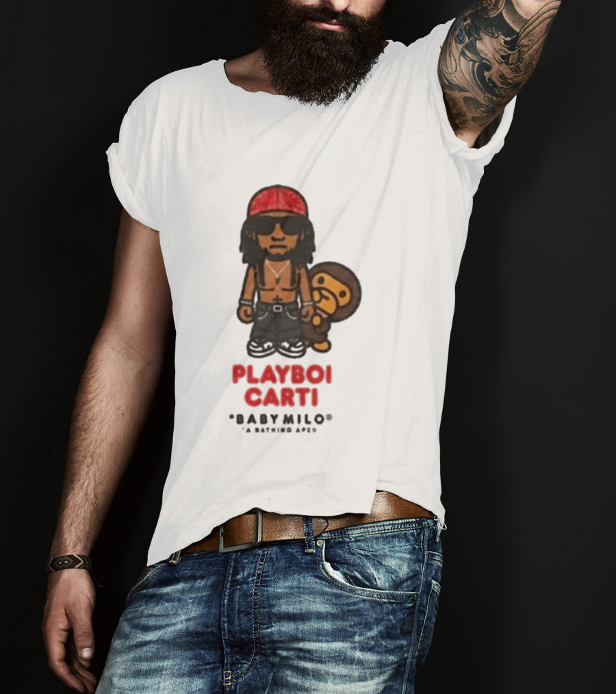 Playboi Carti Baby Milo A Bathing Ape Collaboration T-Shirt