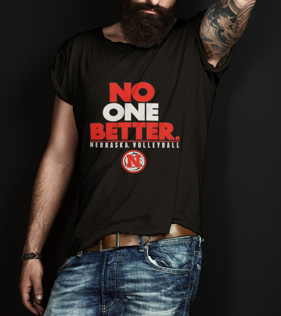 No One Better Nebraska Volleyball N T-Shirt