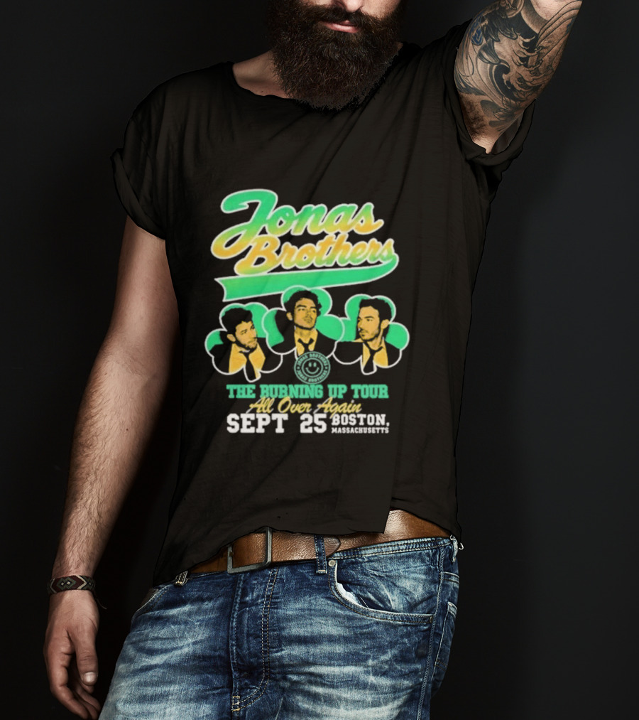 Jonas Brothers The Bringing Up Tour All Over Again Sept 25 Boston Massachusetts T-Shirt