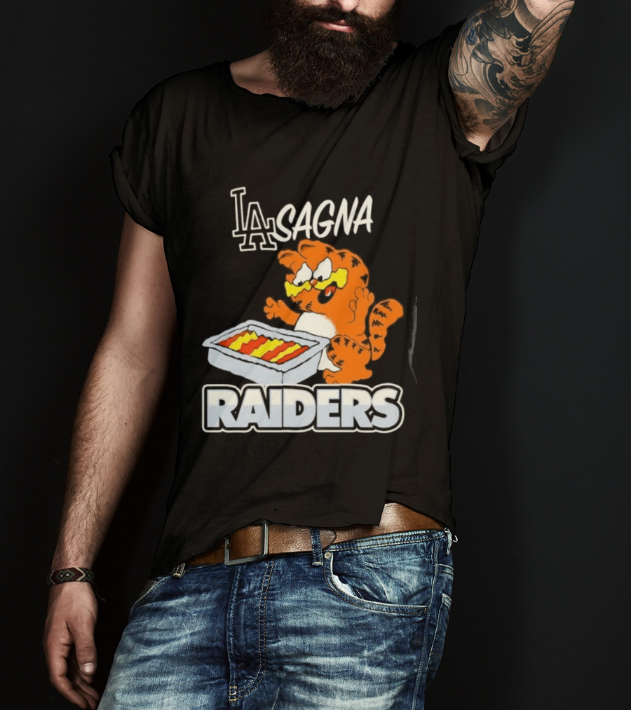LA Lasagna Cat Raiders T-Shirt