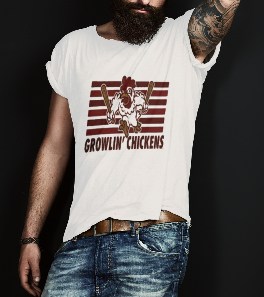 Growlin Chickens Northwest Arkansas Naturals Minor League Baseball MiLB T-Shirt