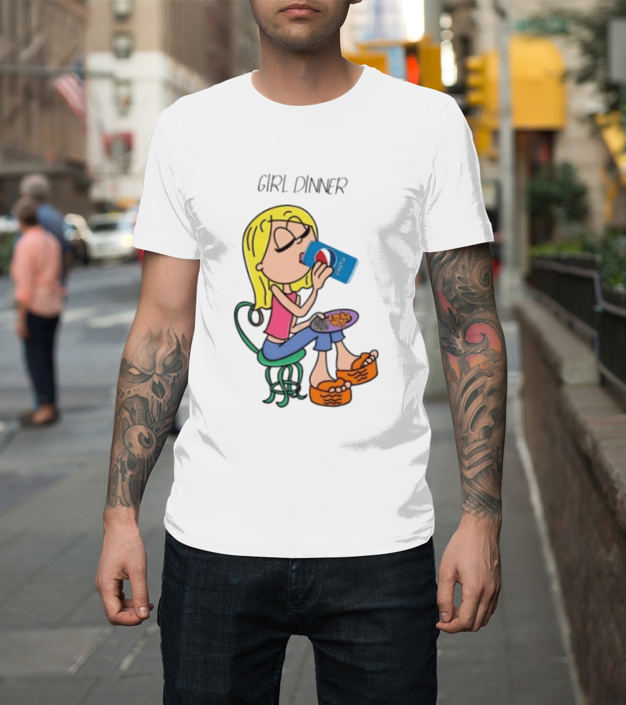 Lizzie McGuire Y2K Girl Dinner Pepsi Retro Fashion T-Shirt