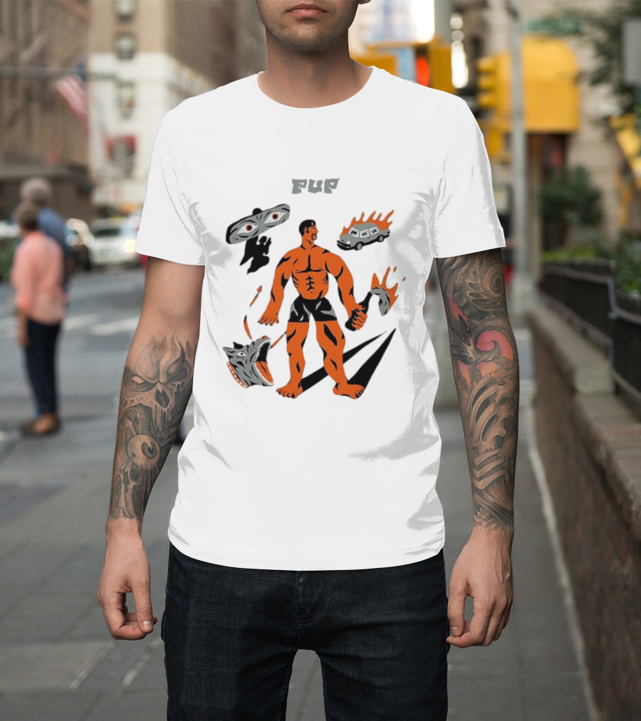 Pup Band Punk Rock Alternative Music Fire Eyed Van And Warrior Scene T-Shirt
