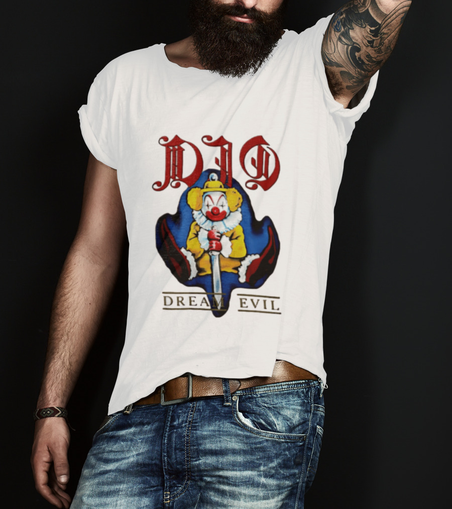 Dio Dream Evil Clown Holding Sword T-Shirt