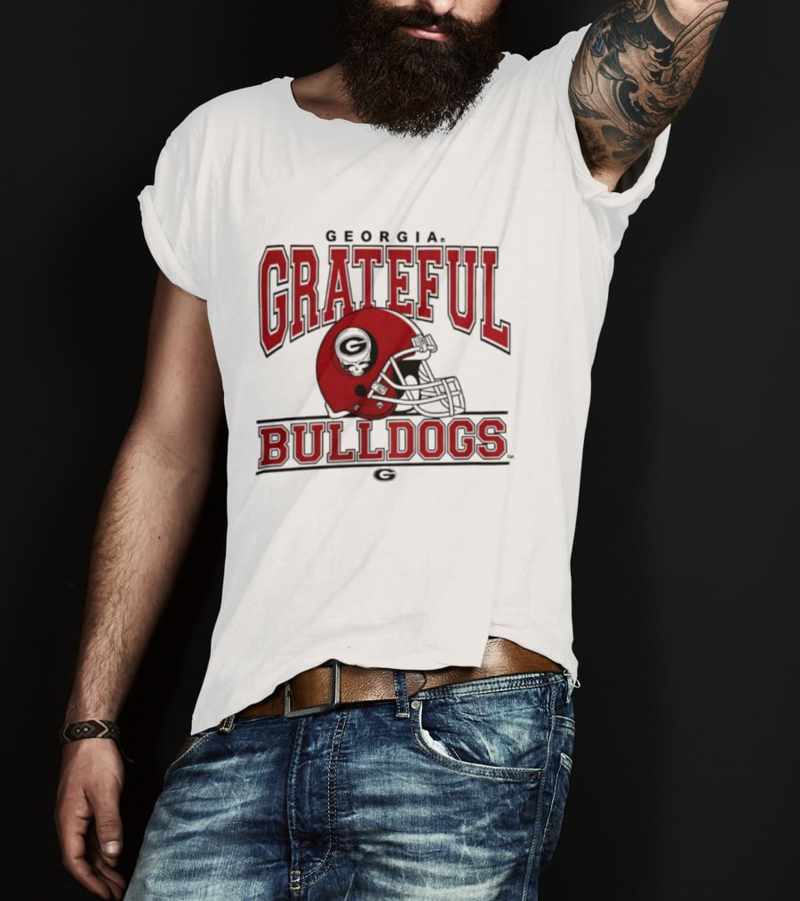 Georgia Grateful Dead Bulldogs Steal Your Helmet T-Shirt