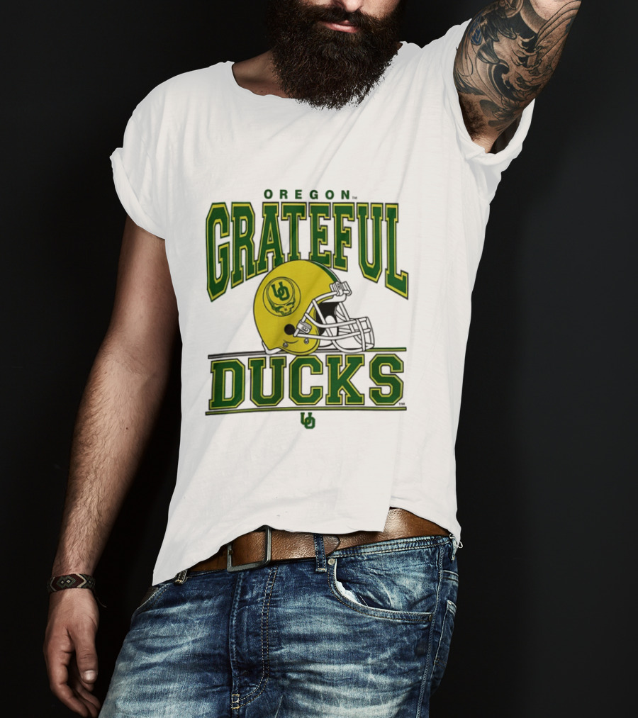 Oregon Grateful Ducks Helmet T-Shirt