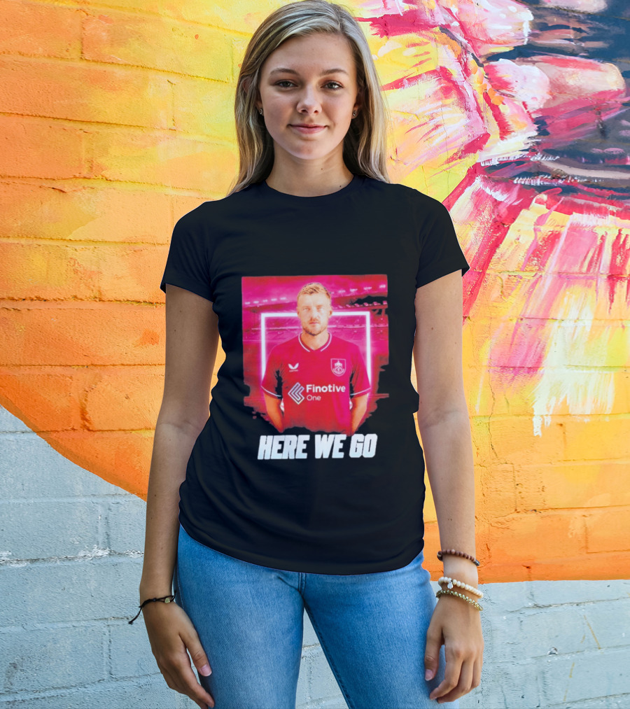 Jamie Vardy Here We Go Burnley Transfer News T-Shirt