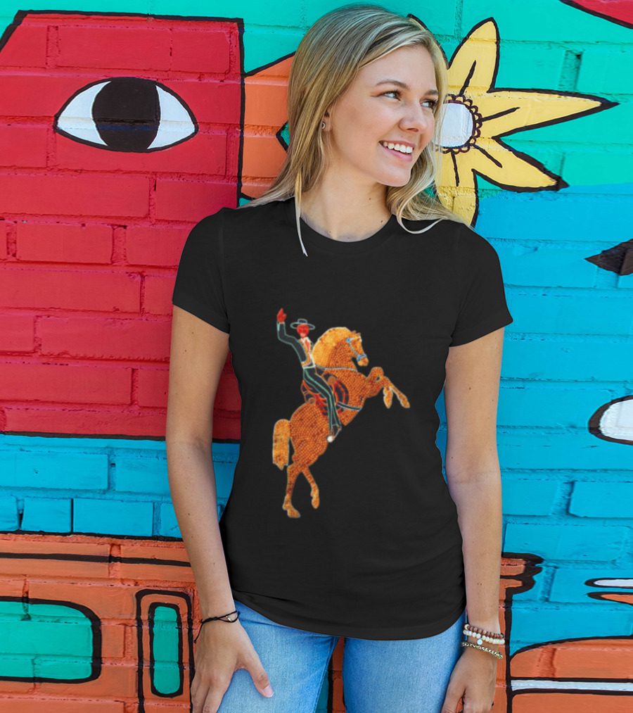 Las Vegas Cowboy Neon Sign T-Shirt