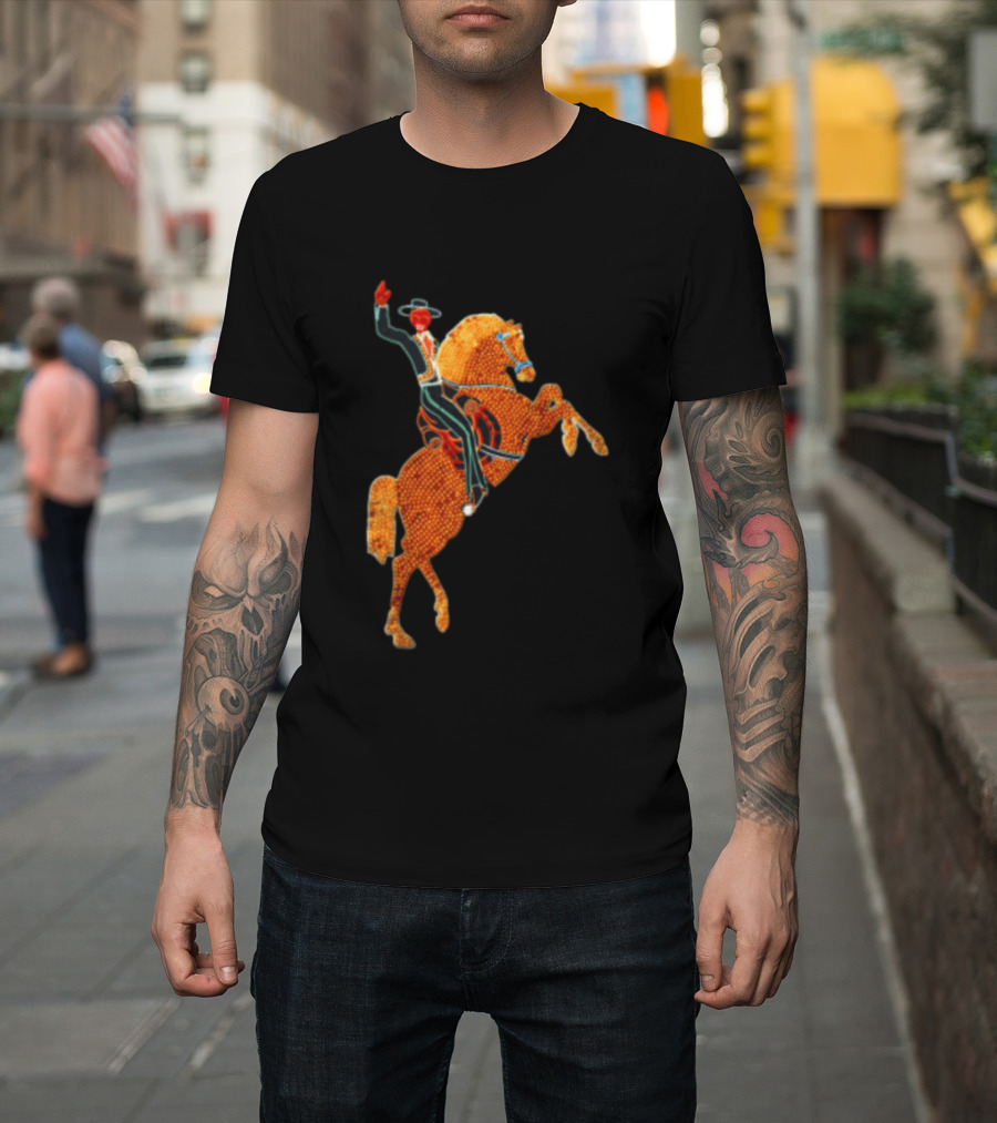 Las Vegas Cowboy Neon Sign T-Shirt