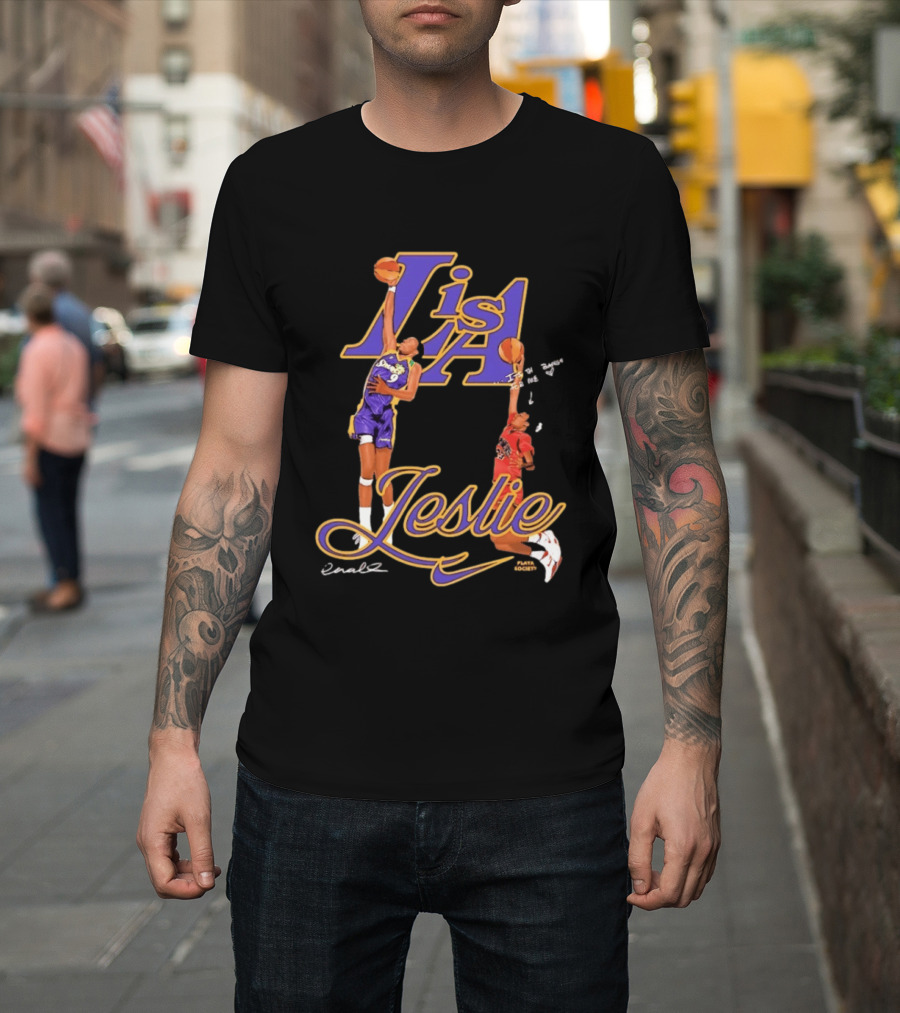 Lisa Leslie LA Sparks Monarchs Basketball Legends It's The Bangs For Me T-Shirt