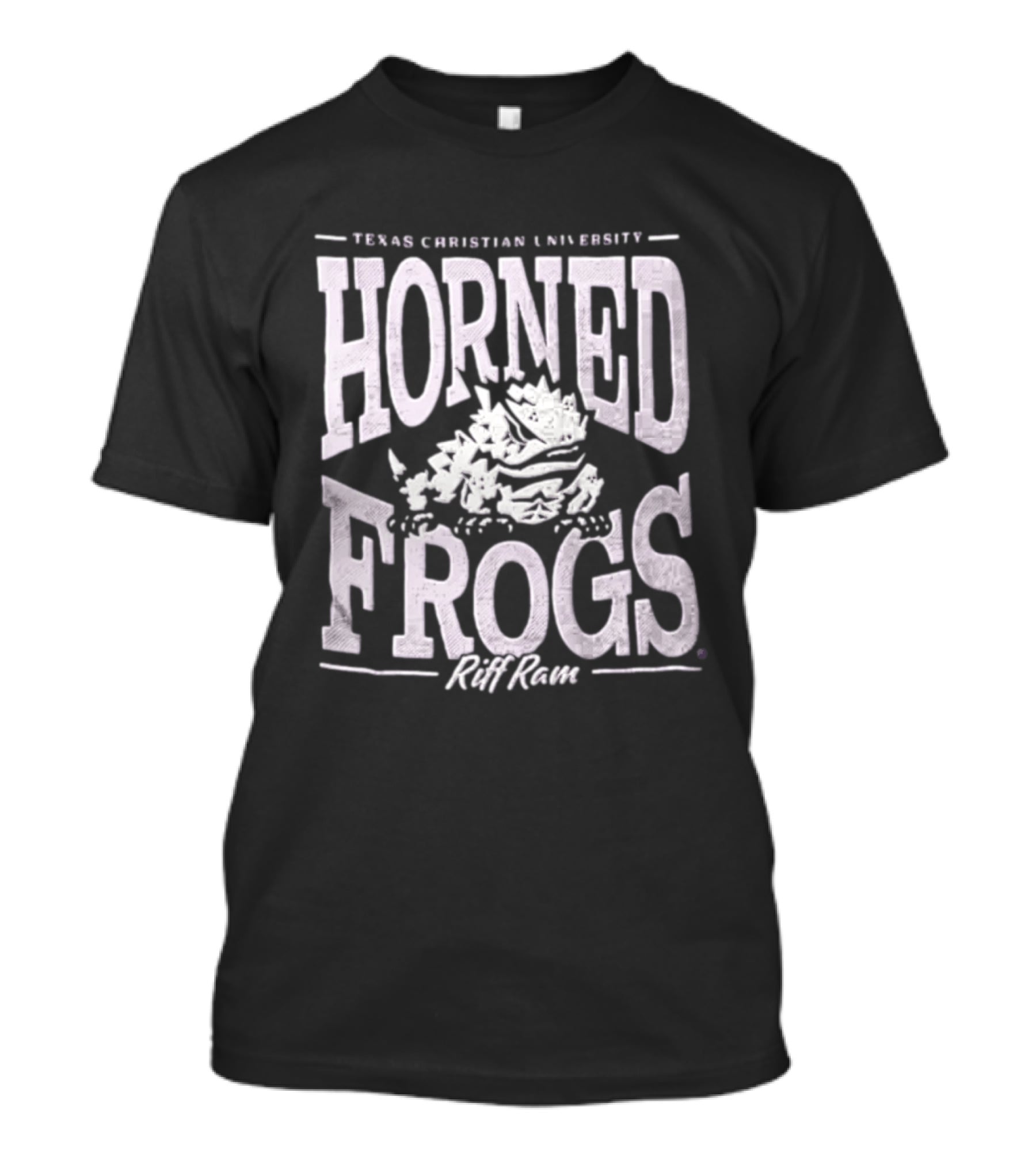 Texas Christian University Horned Frogs Riff Ram Spiky Horned Frog T-Shirt