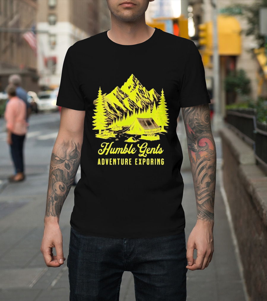 Humble Gents Adventure Exploring Mountain Camping T-Shirt