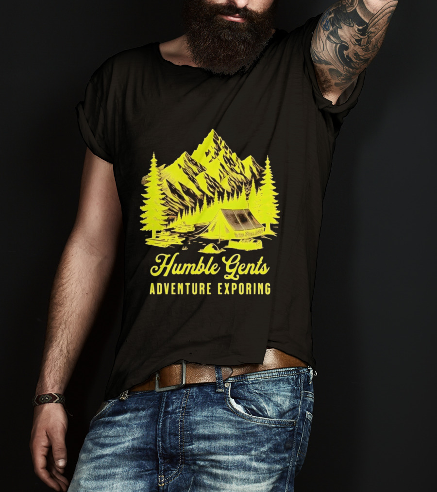 Humble Gents Adventure Exploring Mountain Camping T-Shirt
