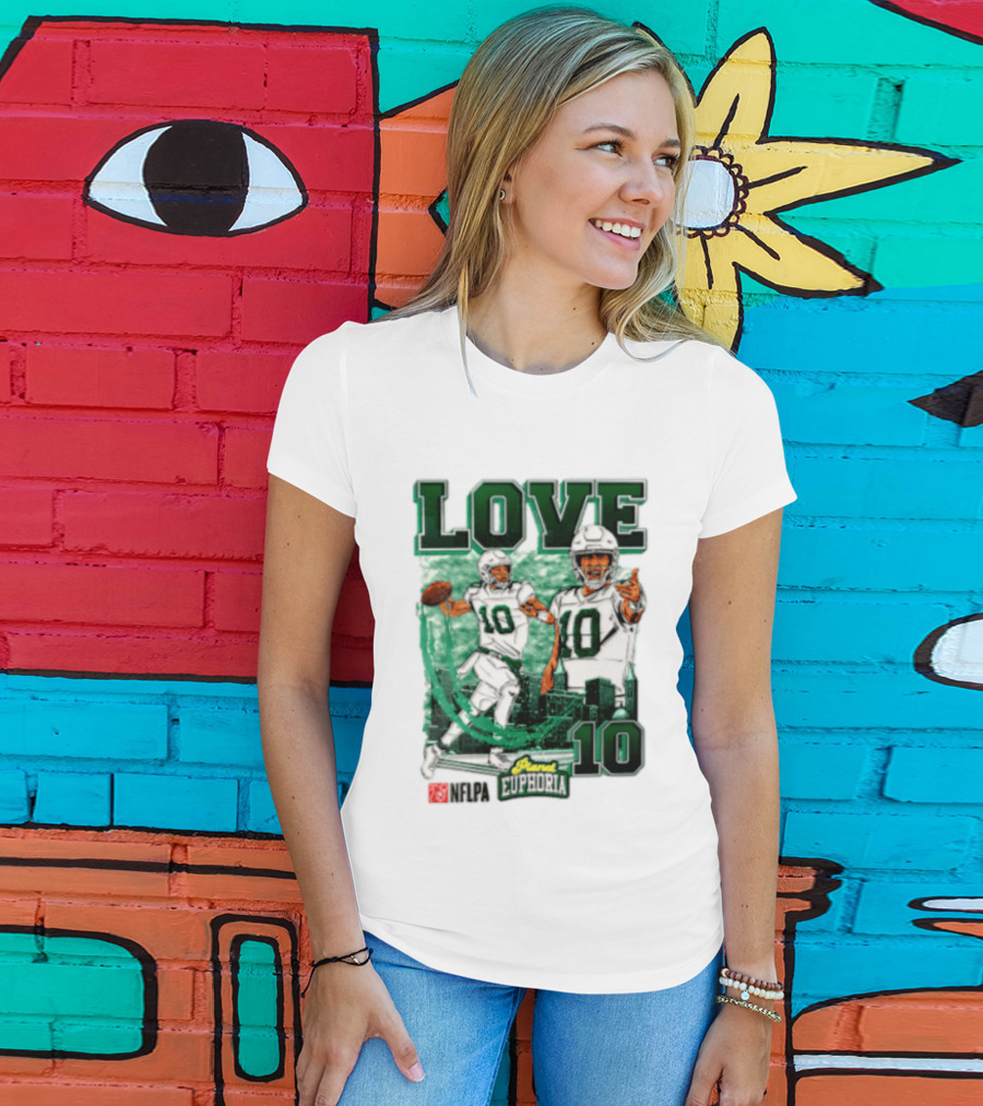 Jordan Love 10 NFLPA Euphoria Player Edition T-Shirt