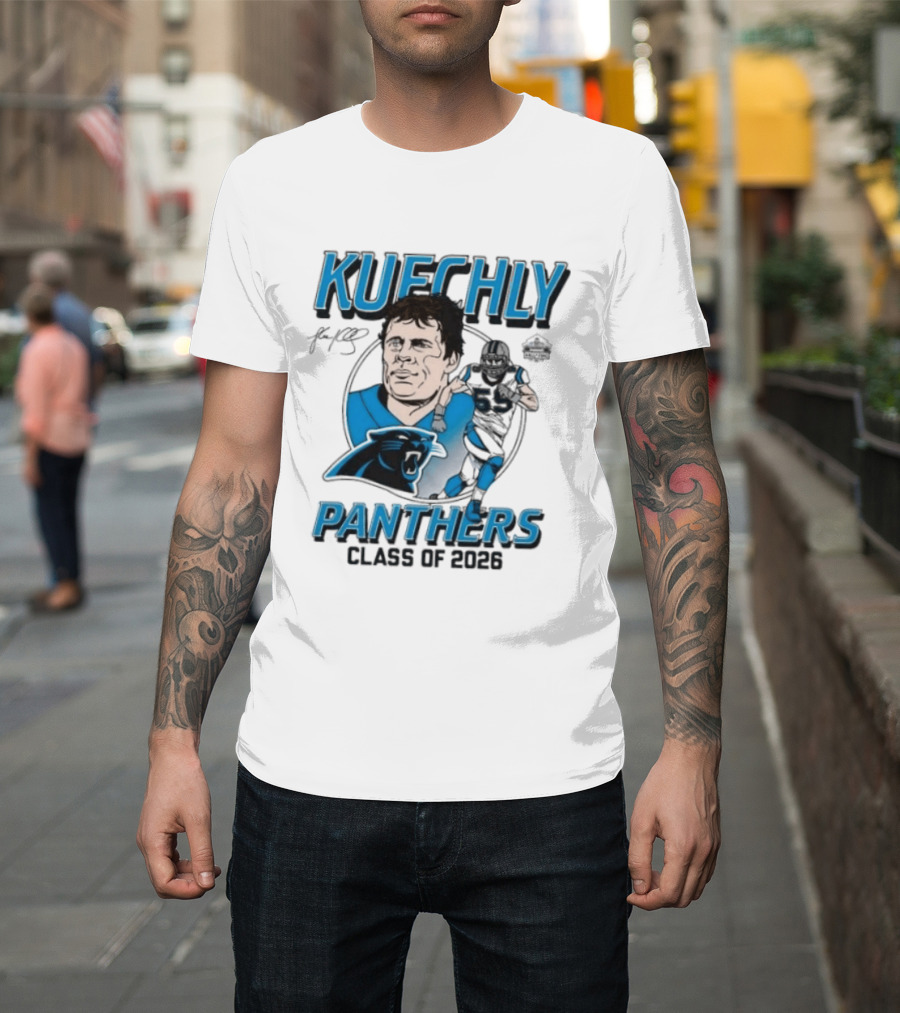 Kuechly Panthers Class Of 2026 Hall Of Fame T-Shirt