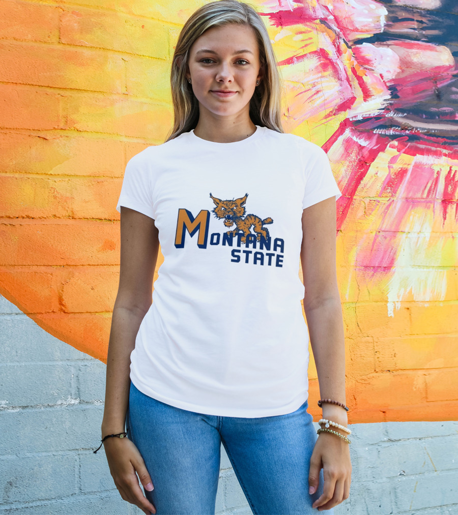 Montana State Bobcats Vintage NCAA Sports T-Shirt