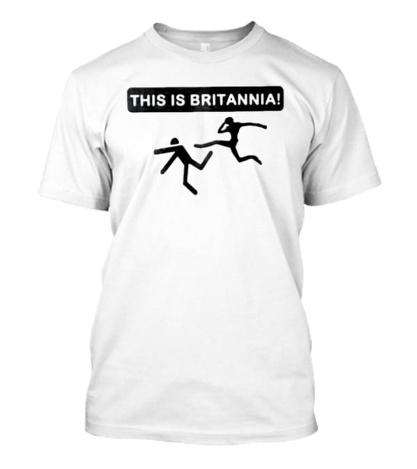 This Is Britannia Stick Figure Kick T-Shirt