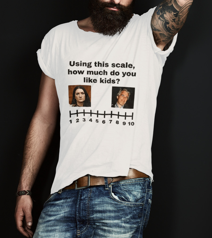 Using This Scale How Much Do You Like Kids Scale 1 To 10 T-Shirt