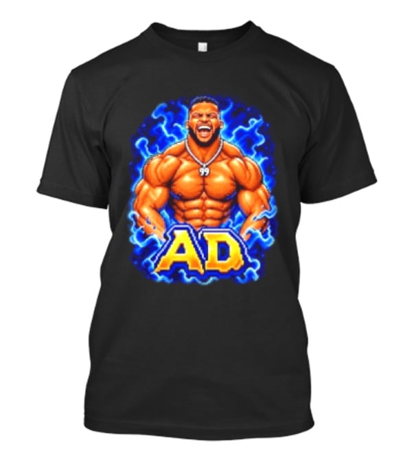 Aaron Donald AD Muscular Cartoon Style Los Angeles Rams 99 T-Shirt