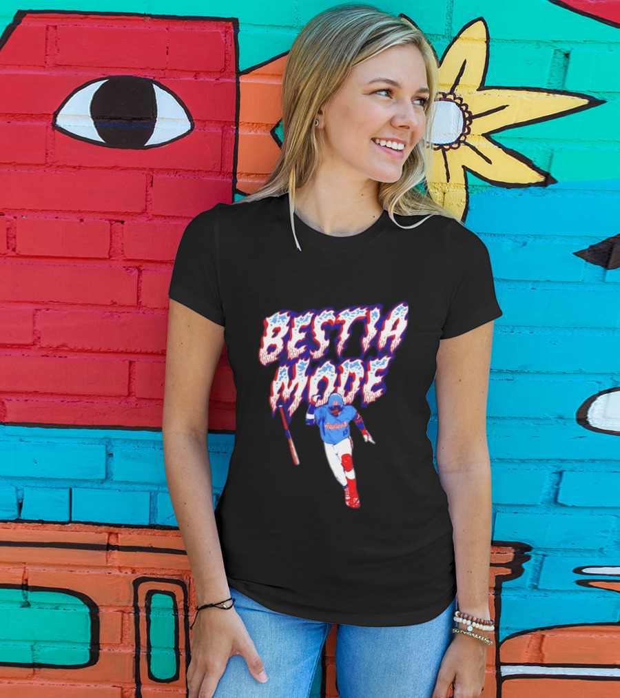 BESTIA MODE Aquicos 13 Baseball Player Athlete T-Shirt
