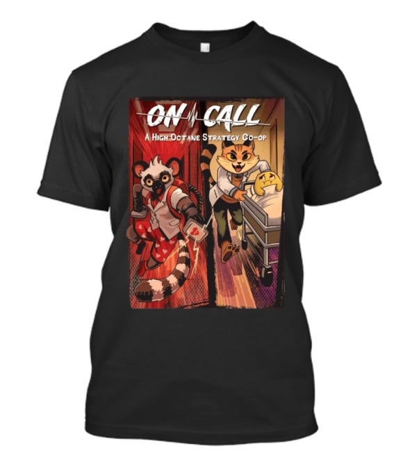 On Call A High Octane Strategy Co Op Lemur And Cat Doctors In Action T-Shirt