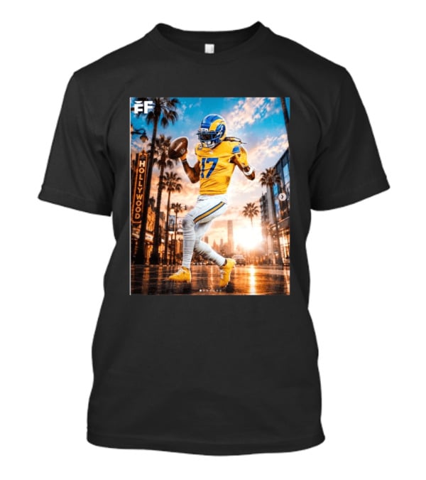 Los Angeles Rams Hollywood Davante Adams 17 Football Player T-Shirt