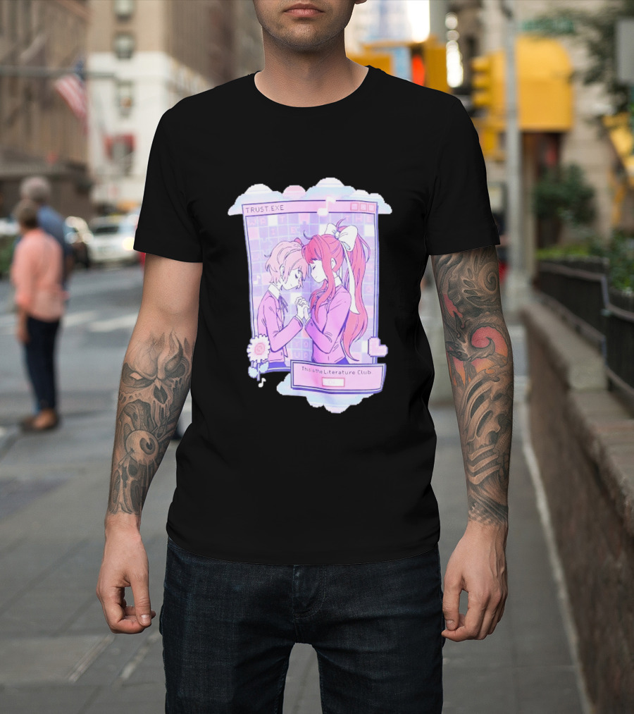 Doki Doki Literature Club Trustexe Monika Sayori This Is The Literature Club T-Shirt