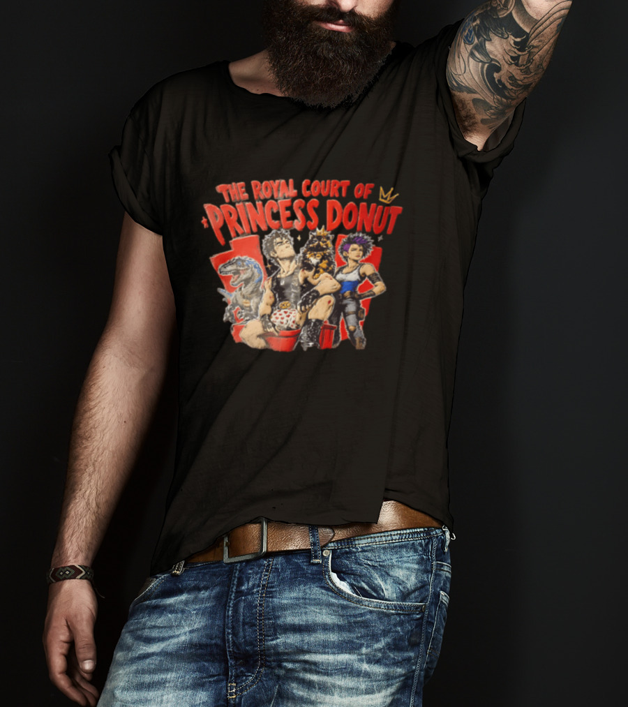 Dungeon Crawler Carl The Royal Court Of Princess Donut Man Cat Dinosaur Woman T-Shirt