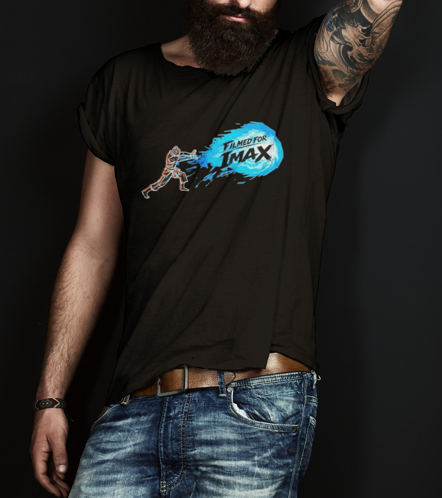 Goku Filmed For IMAX Energy Blast Dragon Ball Z T-Shirt