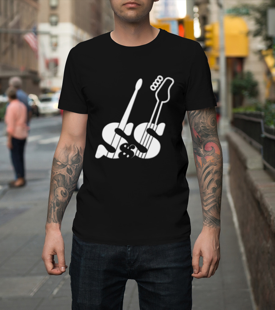 Guitars Forming Letter S T-Shirt