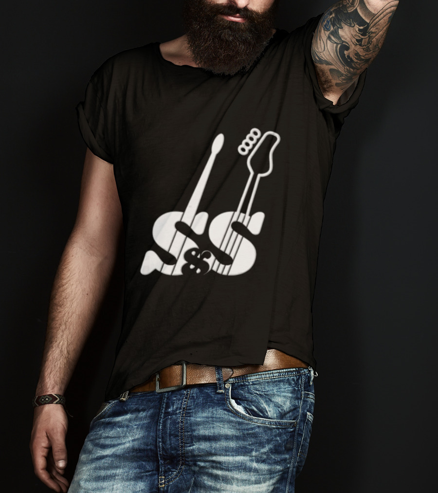 Guitars Forming Letter S T-Shirt