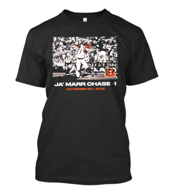 Ja'Marr Chase 1 Cincinnati Bengals September 20 2026 T-Shirt