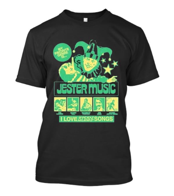 Jester Music My Favorite Genre Is The Garden Jethro Tull Return To Forever The Dead I Love Silly Songs T-Shirt