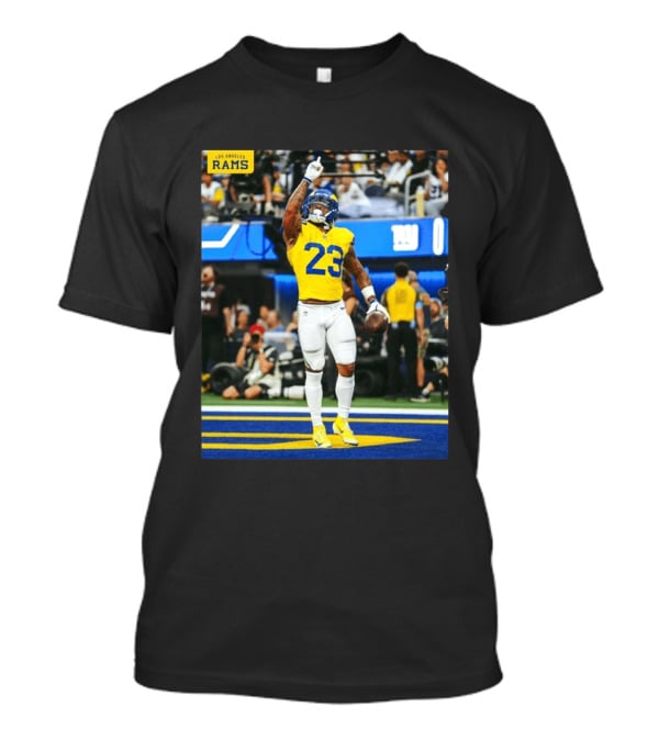 Los Angeles Rams Kamren Kinchens #23 NFL Football Jersey Celebration T-Shirt