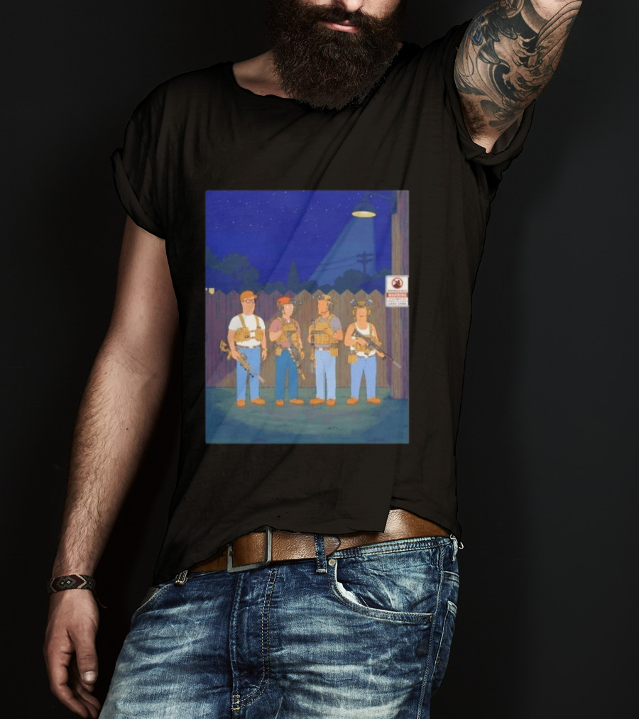 Neighborhood Tactical Squad Warning King Of The Hill T-Shirt