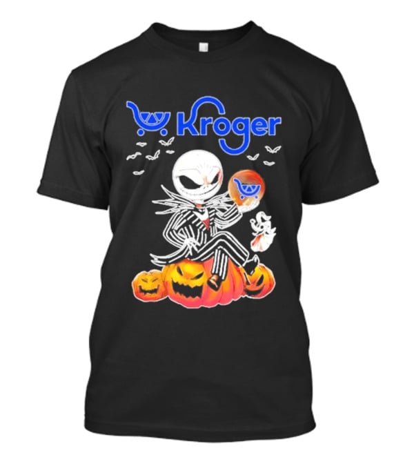 Kroger Jack Skellington Zero Halloween Pumpkin Balloons T-Shirt