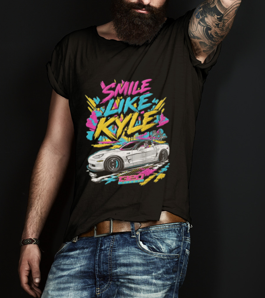 Smile Like Kyle 1320 Video Sports Car Driver Thumbs Up T-Shirt