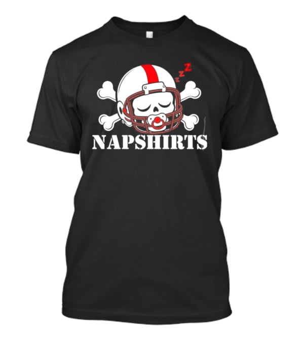 Napshirts We're Back Co Skull Football Helmet Nebraska Cornhuskers T-Shirt