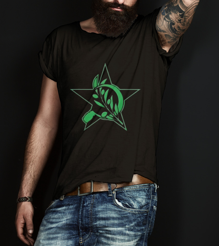 Star Olive Branch Sickle T-Shirt