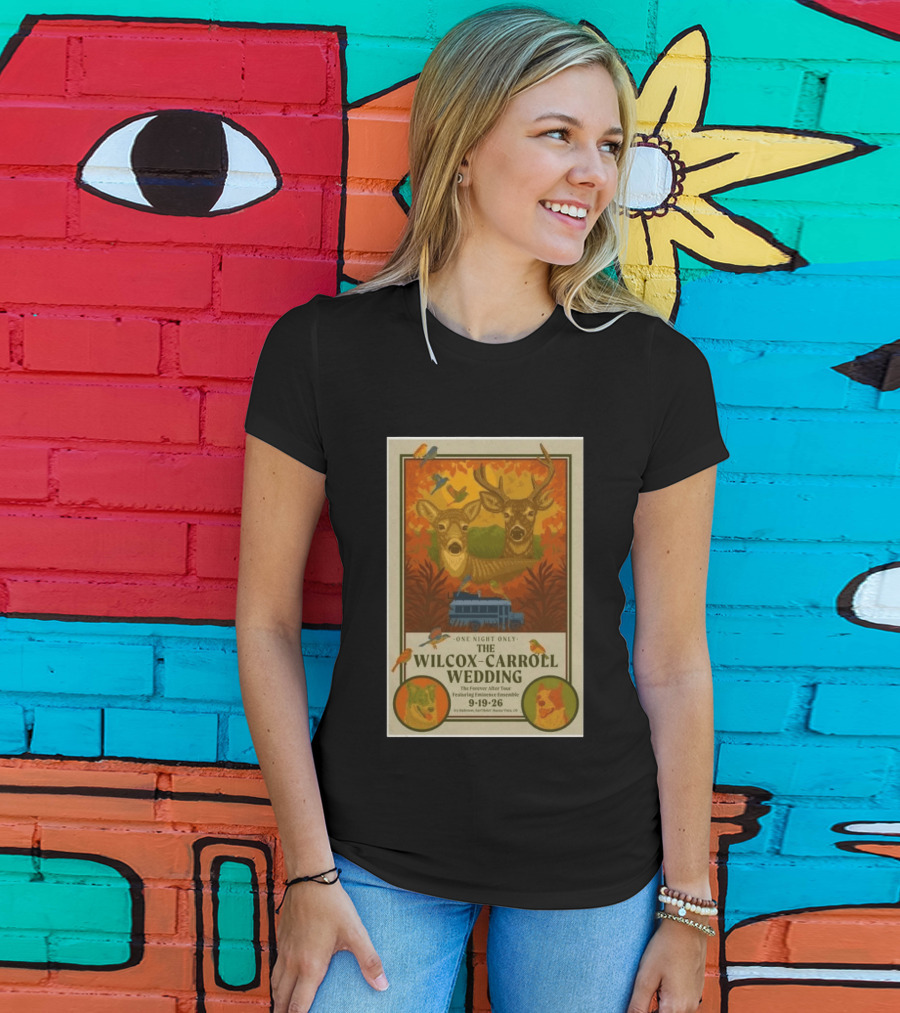 The Wilcox Carroll Wedding One Night Only Forever After Tour Featuring Eminence Ensemble September 19 2026 Colorado T-Shirt