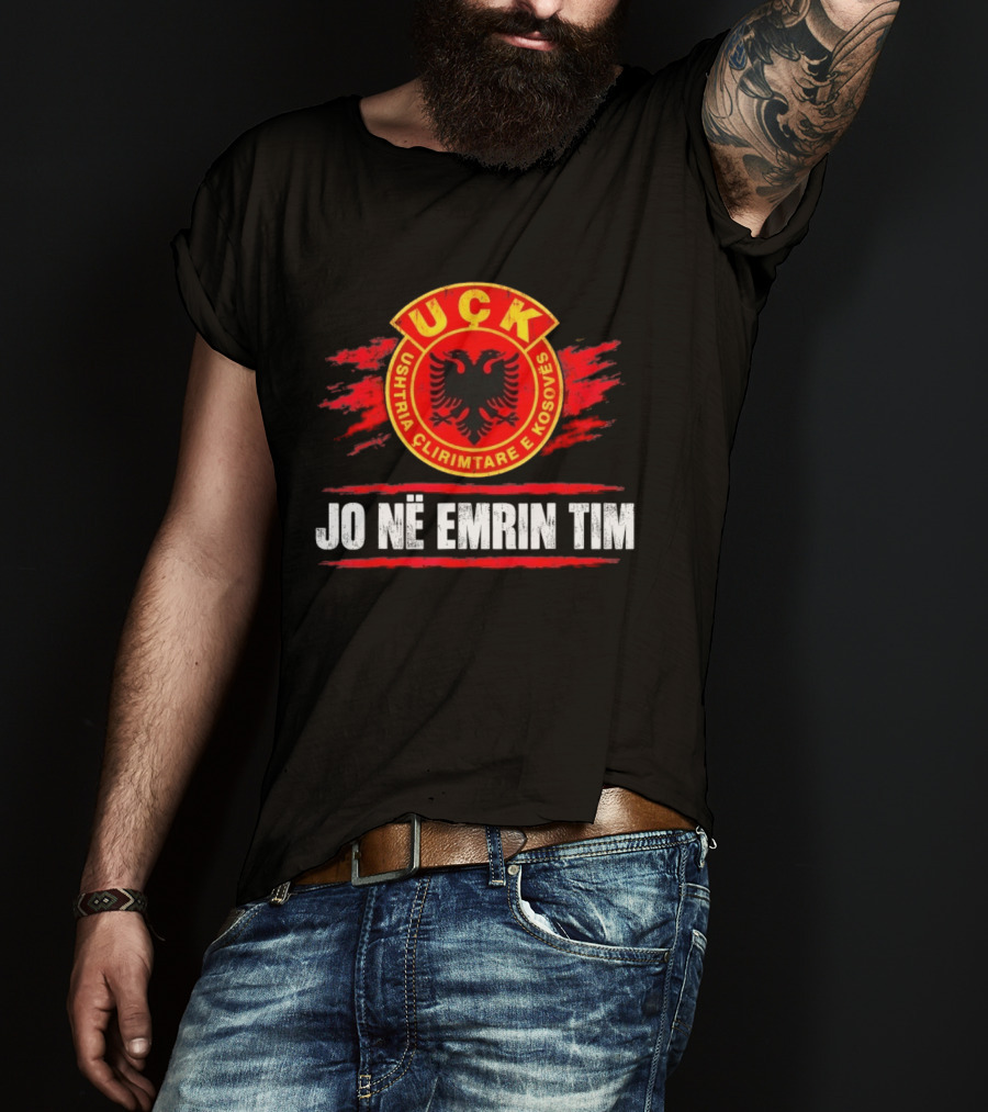 UÇK Ushtria Çlirimtare E Kosovës Jo Në Emrin Tim Symbol Of Resistance And Defiance T-Shirt