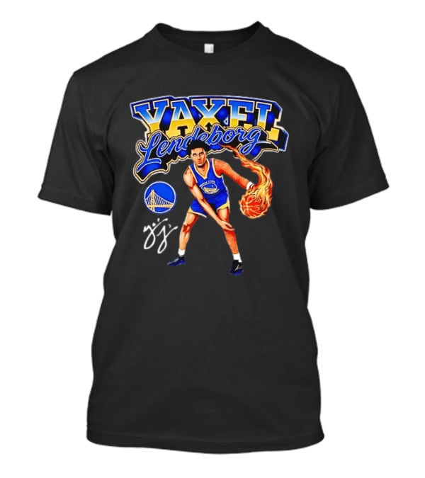 Vaxfi Lendeborg Golden State Warriors Basketball Flame Player T-Shirt