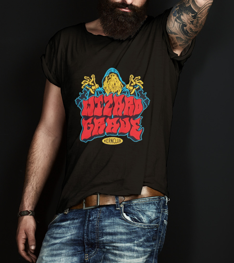 Wizard Grave Kernclub Mystical Occult Fantasy T-Shirt
