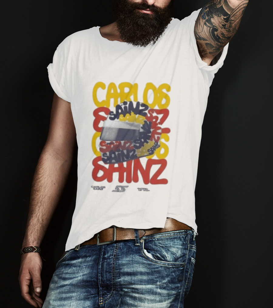 Carlos Sainz Madrid F1 Team Race Special 26 Atlassian Williams T-Shirt